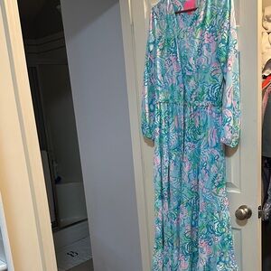 Lilly Pulitzer Long Sleeve Maxi Dress